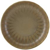 Terra Porcelain Matt Grey Scalloped Coupe Bowl 22.8cm/8.8" (Pack of 6) 