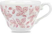 Vintage Prints Cranberry Georgian Tea Cup 7oz