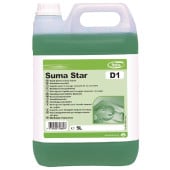 Diversey Suma Star D1 Washing Up Liquid Concentrate 5 Litre (Pack of 2)