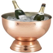 Hammered Copper Champagne Bowl