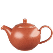 Churchill SSOSSB151 Stonecast Orange Beverage Pot 42.6cl 10.5cm