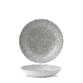 Raku Jasper Grey Evolve Coupe Bowl 7.25 Inch