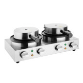 Buffalo Double Round Belgian Waffle Maker