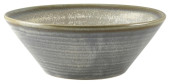 Terra Porcelain Matt Grey Conical Bowl 16cm/6.3" 545ml/18.42oz (Pack of 6)