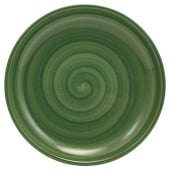 Miro Porcelain Green Coupe Plate 19cm/7.5" (Pack of 6)