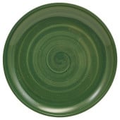 Miro Porcelain Green Coupe Plate 24cm/9.5" (Pack of 6)