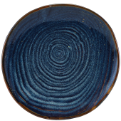 Terra Porcelain Aqua Blue Organic Plate 21cm/8.3" (Pack of 6)