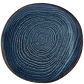 Terra Porcelain Aqua Blue Organic Plate 28.5cm/11.2" (Pack of 6)