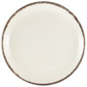 Terra Stoneware Grey Coupe Plate 19cm x12
