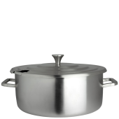 Creations Homestyle Stainless Steel Round Chafer 38.1 x 31.8cm 5.2 Litre