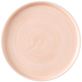 Churchill Stonecast Canvas Coral Walled Plate 16cm/6.3" (Pack of 6)