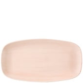 Churchill Stonecast Canvas Coral Chefs Oblong Plate 15.3 x 29.8cm/6 x 11.7" (Pack of 12)
