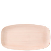 Churchill Stonecast Canvas Coral Chefs Oblong Plate 18.9 x 35.5cm/7.4 x 14" (Pack of 6)