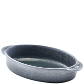 Forge Graphite Stoneware Oval Dish 17.5 x 11.5 x 4cm (Pack of 6)