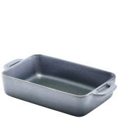 Forge Graphite Stoneware Rectangle Dish 16 x 0.5 x 4cm (Pack of 6)