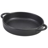 Cast Iron Effect Round Dish 14.5 x 13 x 3cm x6