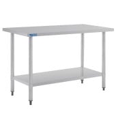 Stainless Steel Centre Table Food Prep Work Bench 1200 x 600mm