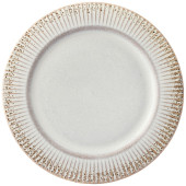 Corduroy Drift Edge Plate 24.5cm/9.75" (Pack of 6)