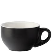 Barista Latte Matt Black Coffee Cup 280ml/10oz (Pack of 6)