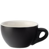 Barista Cappuccino Matt Black Coffee Cup 200ml/7oz (Pack of 12)