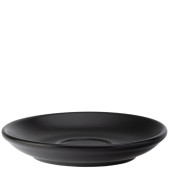 Barista Espresso Matt Black Coffee Saucer 12cm/4.75" (Pack of 12)