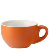 Barista Latte Matt Orange Coffee Cup 280ml/10oz (Pack of 6)