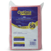 All Purpose J-Cloths Extra Large Red (Pack Of 50)
