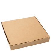 Kraft Recyclable Pizza Box 25cm/10" (Pack of 100)