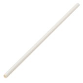 Biodegradable Compostable PLA Jumbo Smoothie Straws 8 Inch 20cm White (Pack of 250)