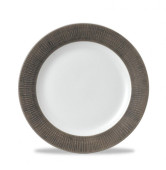 Churchill Bamboo Spinwash Dusk Footed Plate 9.12 Inch