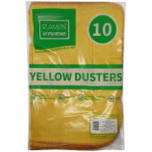 Yellow Cloth Duster Extra Large (Pack of 10)