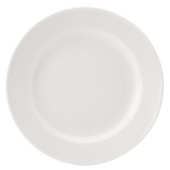 Pure White Wide Rim Plate 17cm/6.75" 