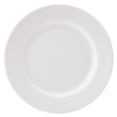 Pure White Wide Rim Plate 20.25cm/8" (Pack of 24)