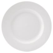 Pure White Wide Rim Plate 22cm/8.5" (Pack of 24)
