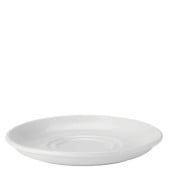 Pure White Double Well Saucer 15cm/6" (Pack of 24)