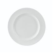 Simply White Wide Rim Winged Plate 25.5cm/10" (Pack of 6)