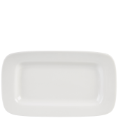 Simply White Rimmed Rectangular Platter 26.4x15.3cm/10.5x6" (Pack of 6)