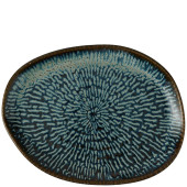 Churchill Cascade Sapphire Blue Natural Organic Oblong 26cm x 20cm/10.25 x 7.875" (Pack of 6)