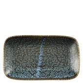 Churchill Inked Cascade Sapphire Blue Natural Tray 22 x 13cm (Pack of 6)