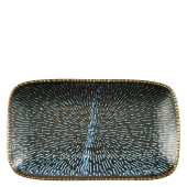 Churchill Inked Cascade Sapphire Blue Natural Tray 26 x 15cm (Pack of 6)