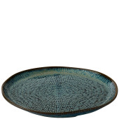 Churchill Cascade Sapphire Blue Natural Plate 25.5cm/10" (Pack of 6)