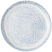 Churchill Inked Cascade Indigo Evolve Coupe Plate 28.8cm/11.25" (Pack of 12)