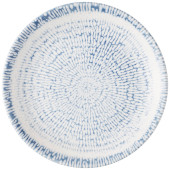 Churchill Inked Cascade Indigo Evolve Coupe Plate 16.5cm/6.5" (Pack of 12)