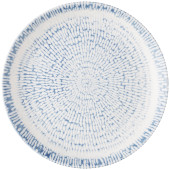 Churchill Inked Cascade Indigo Evolve Coupe Plate 22cm/8.67" (Pack of 12)