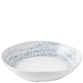 Churchill Inked Cascade Indigo Natural Deep Bowl 25.5cm/10" (Pack of 6)