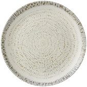 Churchill Inked Cascade Taupe Evolve Coupe Plate 26cm/10.25" (Pack of 12)