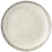 Churchill Inked Cascade Taupe Evolve Coupe Plate 22cm/8.67" (Pack of 12)