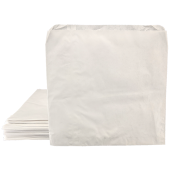 Greaseproof Scotchban Paper Flat Bags 210x210mm/8.5x8.5" White (Pack of 1000)