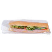 Film Fronted Baguette Bags 100x150x335mm/4x6x14" White (Pack of 1000)