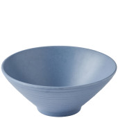 Churchill Emerge Oslo Blue Melamine Rippled Bowl 20cm/7.8" (Pack of 6)